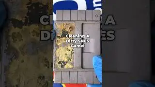 Grimy SNES Mystery Game Makeover: Will It Play Again? #snes #gaming #asmr #refurbishing #repair