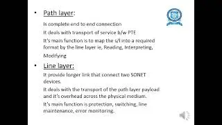 unit 5 1 SONET SDH   voice