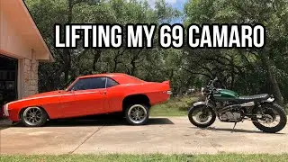 Наконец-то отрегулировал дорожный просвет на Camaro 69 года.