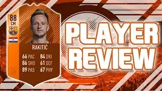FIFA 18 - MOTM 88 RATED IVAN RAKITIC PLAYER REVIEW!!! FIFA 18 ULTIMATE TEAM PLAYER REVIEW!!!