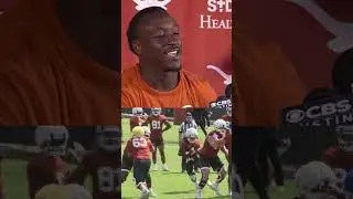 Quintrevion Wisner excited for CJ Baxter's return from injury #cfb #hookem #longhorns