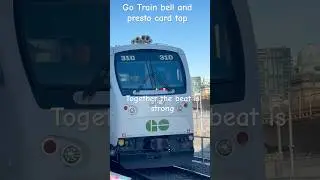 Go train bell and Presto Card Tap sound . Together the beat is strong . Listen  and enjoy.