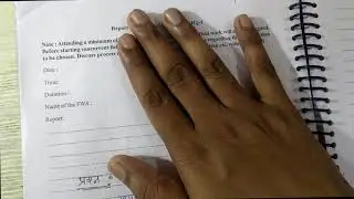 How to prepare BSWL 104 First Semester fieldwork Journal in Hindi of IGNOU MSW/BSW By Manish Bharti