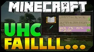 Minecraft UHC FAIL! THE WORST LEVEL 30 ENCHANT EVER! w/AciDic BliTzz