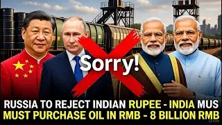 Say Goodbye to the Rupee! Russia Forces India to Use RMB for Oil Trade | De-Dollarization Push