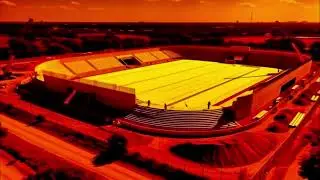 Packed Football Stadium Night Game (4K) | Insane Crowd Atmosphere + Cinematic Aerial Shot