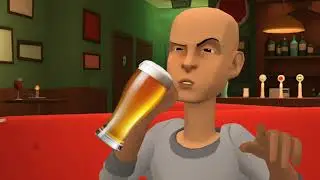 Classic Caillou makes a fake ID to drink beer and Gets Grounded / Plotagon