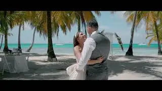 Destination wedding in the Dominican Republic,  Saona island Elopment wedding