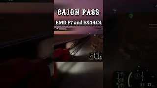 Cajon pass - EMD F7 passes ES44C. Amazing railtrack in train sim world 3.