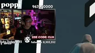 Clix's response to Peterbot switching drop spots for FNCS Grands 😬