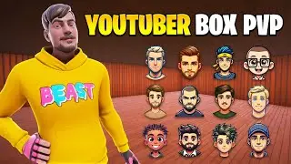 FORTNITE 🔴YOUTUBER BOX PVP📦 Funny Box Fight with YouTubers Super Powers 🏆 MAP CODE: 0414-3791-9081