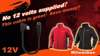 Milwaukee Heated Jacket Owners: How to Power Up with the Right 12V Step-Up Cable!