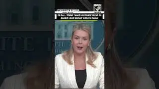 Пресс-секретарь Белого дома сообщила, что Трамп &laquo;ясно изложил свою позицию по мосту Горди Хау&raquo; пр...