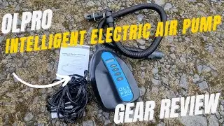 OLPRO intelligent electric air pump. Unboxing and review. Ideal for air tents, kayaks & paddleboards