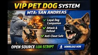 Pet Dog System for MTA: San Andreas | Open Source Lua Script