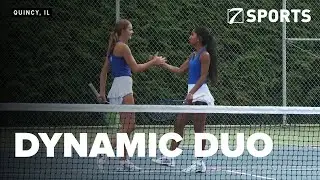 Dynamic Duo: Reddy, Hamby helping raise the bar for QHS Tennis