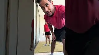 Day 49 father daughter daily routine morning 5 min workout 🏋️&zwj;♀️ 