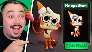 🍦 COMPREI a NOVA SKIN do GOOB! (Napolitano) | DANDY'S WORLD - ROBLOX