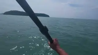 Paddling to Pulau Tepor (Before the Cleanup)