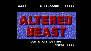 Altered Beast (Master System) Playthrough (FM)