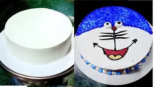 Doraemon cake decoration #viralvideo #doraemon #cake #designer