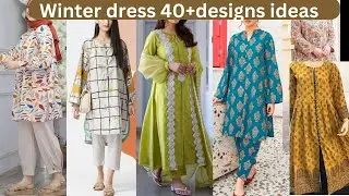 new winter dress design 2024 | sardi k kapron ke design | winter suit design for girl | winter dress