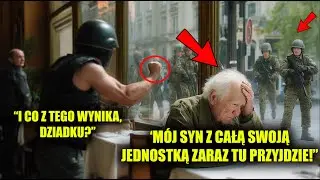 Motocyklista uderzył 85 letniego weterana; trzydzieści minut p&oacute;źniej zjawił się jego syn z wojskiem