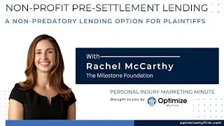 Podcast: Nonprofit Pre-Settlement Lending - The Milestone Foundation - PIMM #111