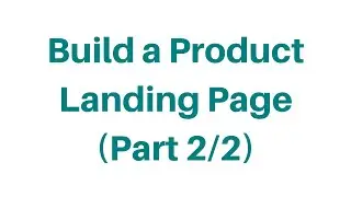 Build a Product Landing Page (freeCodeCamp)