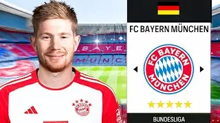 REALISZTIKUSAN ÚJJÁÉPÍTETTEM A BAYERN MÜNCHENT!😱 FC 24