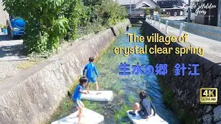 【4K】The village of crystal clear water, Harie, Shiga, Japan  生水の郷 針江、滋賀県高島市