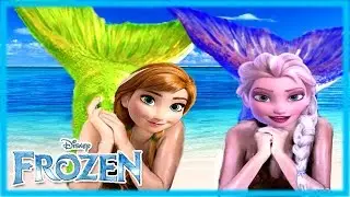 DISNEY PRINCESS - Frozen - Mermaid Princess Elsa. Full Episodes in English 2016 #Dora games