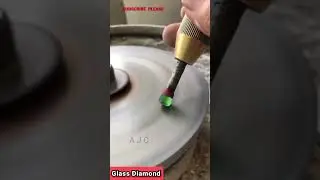 Glass Diamond. Diamond Cutting from Glass. #shorts #satisfying