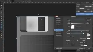 Floppy disk Speed Design in Affinity Designer