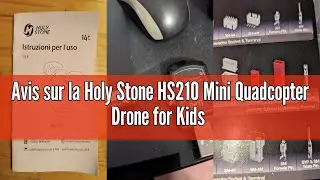Avis sur la Holy Stone HS210 Mini Quadcopter Drone for Kids Beginners with Auto Flips, 3D Flips,Head
