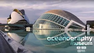 Музей океанографии Валенсии, пешеходная экскурсия 4k #spain #valencia