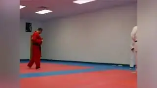 Kwan TKD Master Pearsall Back Roundhouse Speed Break Slow Motion