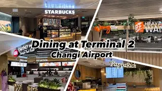 Dining at Terminal 2 Changi Airport (Public Area)