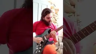 Alternate picking lick with octave displacement #guitar #practice