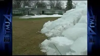 Residents along Lake Winnebago are in the midst of ice shove season