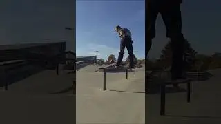 Boardslides With Some Speed! #skateboarding #rail #skating #boardslide #frontboard #backboard #slide