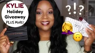 Holiday Giveaway CLOSED 2017 | Kylie Cosmetics Nice Palette + More! 🎅🏾🤶🏽