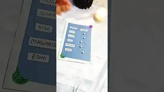 Ramadan Special DLy Namaz Tracker 🕌 | #homemadepapercraft