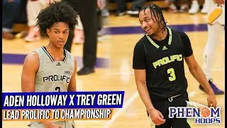HIGHLIGHTS: Aden Holloway x Trey Green lead Prolific Prep to TJ Warren Championship at #TheJohnWall