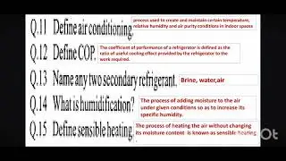 hsbte mechanical engineering 5th semerster refrigeration and air conditioning (RAC)
