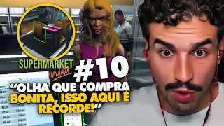 STAG JOGA: O GERENTE FICOU MALUCO! - SUPERMARKET SIMULATOR #10 | Clipes do Stag