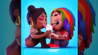 6IX9INE FT NICKI MINAJ, MURDA BEATZ - FEFE RUSSIAN COVER (official audio video) 
