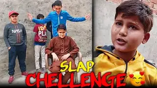 SLAP CHELLENG WITH FRIENDS 🤣 HASSAN CRYING 😂 FULL FUNNY 🤣 MUST WATCH 