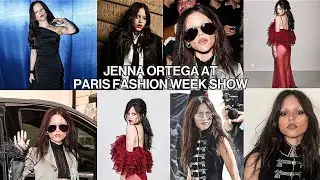 Дженна Ортега на показе Недели моды в Париже! Christian Dior, Christian Loubotin, Givenchy и другие