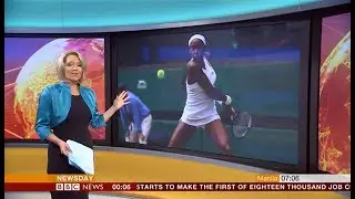 Coco Gauff's Wimbeldon is over for this year (USA/(UK)) - BBC News - 9th July 2019